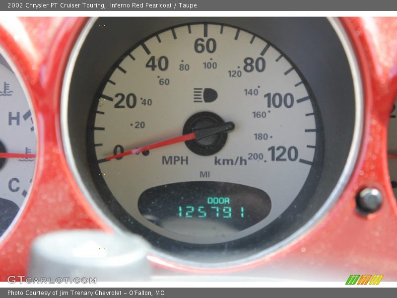 Inferno Red Pearlcoat / Taupe 2002 Chrysler PT Cruiser Touring
