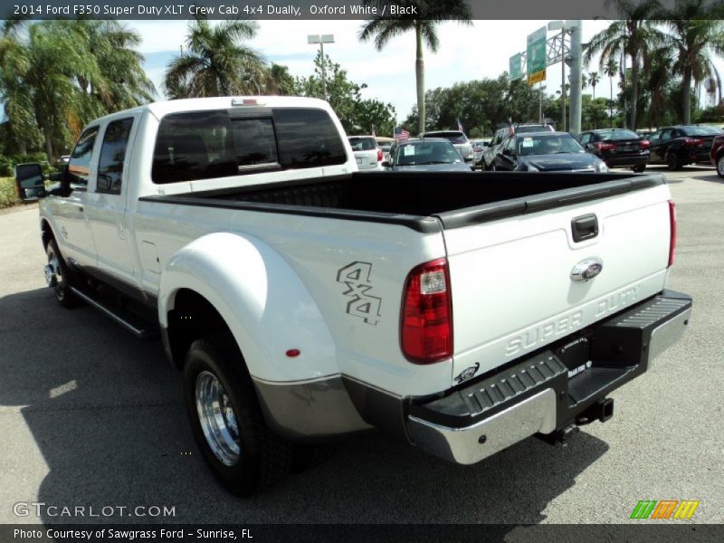 Oxford White / Black 2014 Ford F350 Super Duty XLT Crew Cab 4x4 Dually
