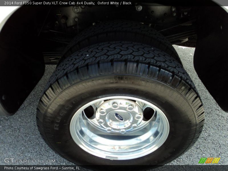Oxford White / Black 2014 Ford F350 Super Duty XLT Crew Cab 4x4 Dually