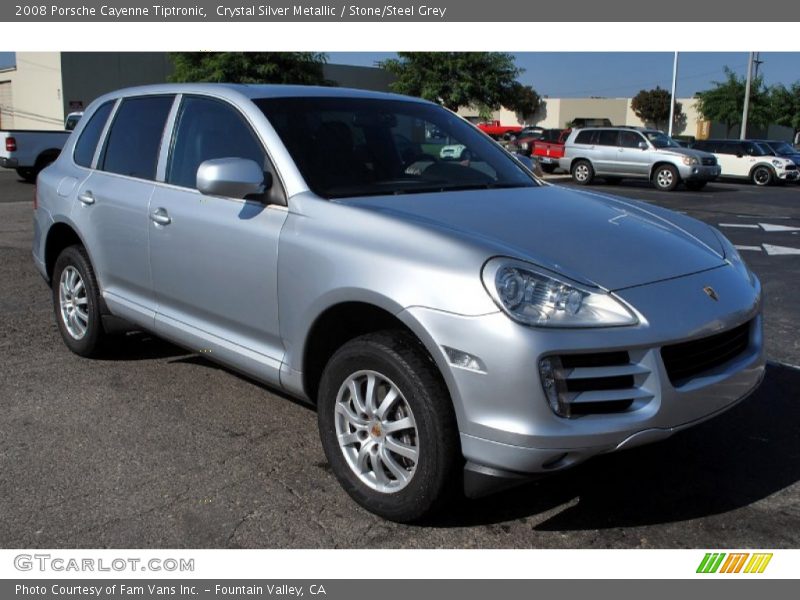 Crystal Silver Metallic / Stone/Steel Grey 2008 Porsche Cayenne Tiptronic