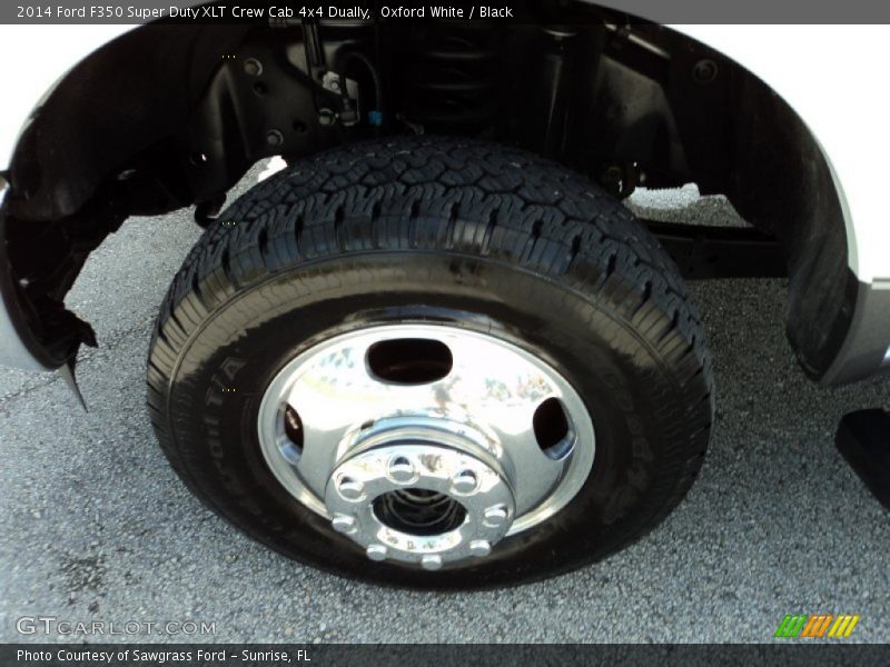Oxford White / Black 2014 Ford F350 Super Duty XLT Crew Cab 4x4 Dually