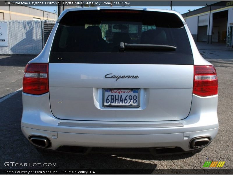 Crystal Silver Metallic / Stone/Steel Grey 2008 Porsche Cayenne Tiptronic