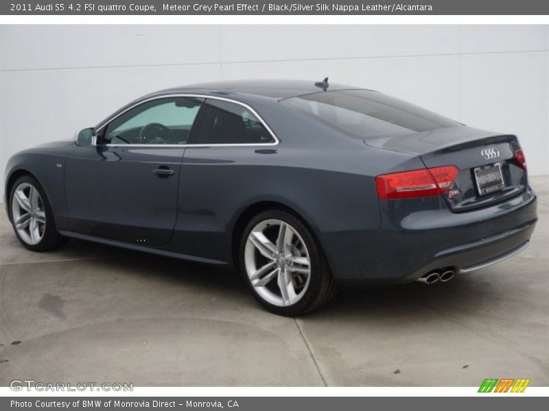 Meteor Grey Pearl Effect / Black/Silver Silk Nappa Leather/Alcantara 2011 Audi S5 4.2 FSI quattro Coupe