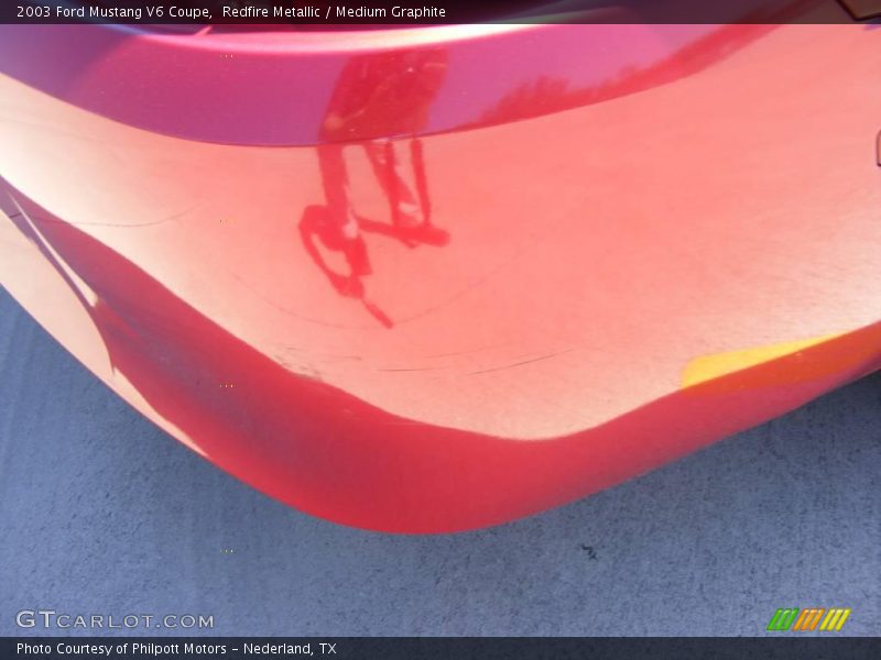 Redfire Metallic / Medium Graphite 2003 Ford Mustang V6 Coupe