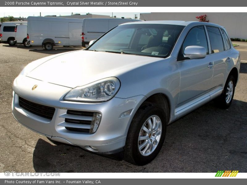 Crystal Silver Metallic / Stone/Steel Grey 2008 Porsche Cayenne Tiptronic
