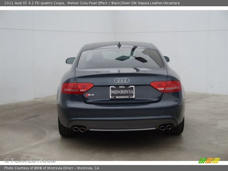Meteor Grey Pearl Effect / Black/Silver Silk Nappa Leather/Alcantara 2011 Audi S5 4.2 FSI quattro Coupe
