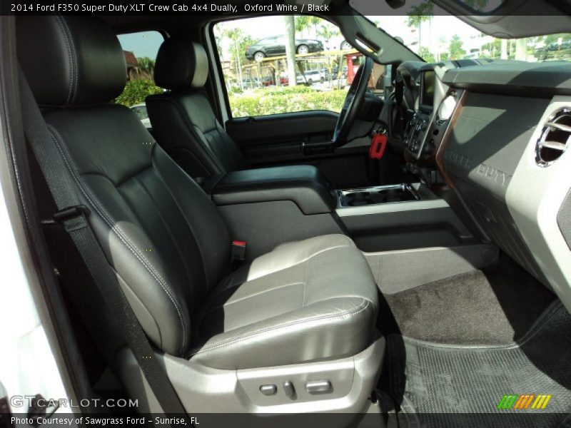Oxford White / Black 2014 Ford F350 Super Duty XLT Crew Cab 4x4 Dually