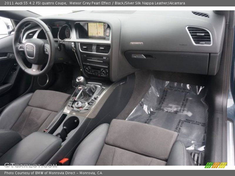 Meteor Grey Pearl Effect / Black/Silver Silk Nappa Leather/Alcantara 2011 Audi S5 4.2 FSI quattro Coupe
