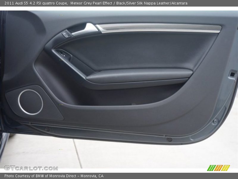 Meteor Grey Pearl Effect / Black/Silver Silk Nappa Leather/Alcantara 2011 Audi S5 4.2 FSI quattro Coupe