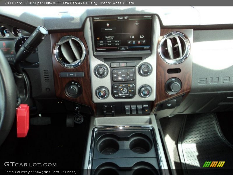 Oxford White / Black 2014 Ford F350 Super Duty XLT Crew Cab 4x4 Dually