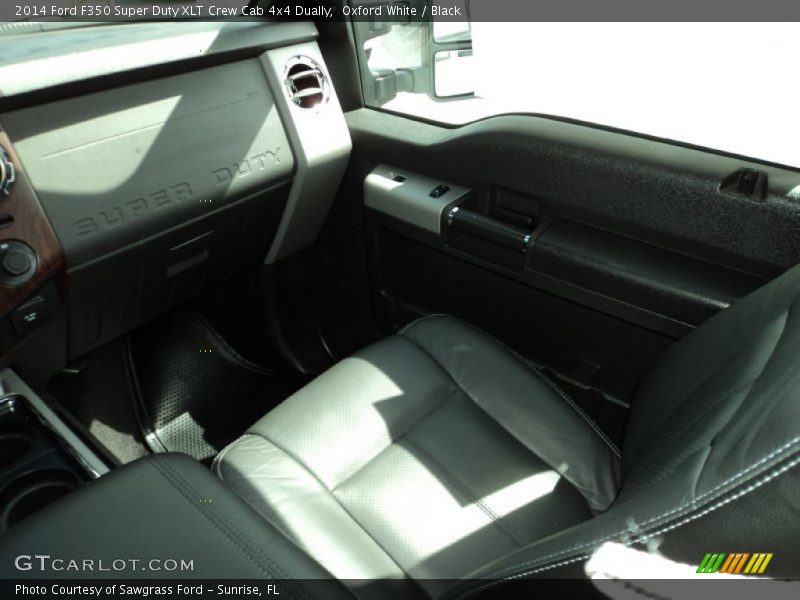 Oxford White / Black 2014 Ford F350 Super Duty XLT Crew Cab 4x4 Dually