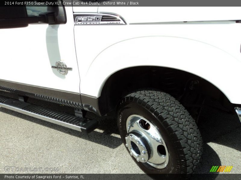 Oxford White / Black 2014 Ford F350 Super Duty XLT Crew Cab 4x4 Dually