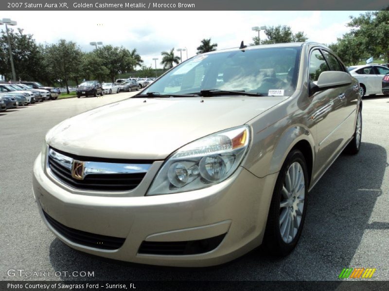 Golden Cashmere Metallic / Morocco Brown 2007 Saturn Aura XR
