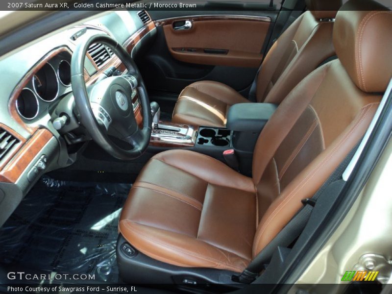  2007 Aura XR Morocco Brown Interior