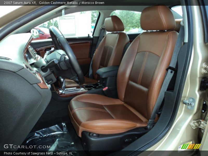 Golden Cashmere Metallic / Morocco Brown 2007 Saturn Aura XR