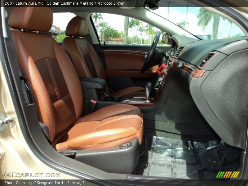 Golden Cashmere Metallic / Morocco Brown 2007 Saturn Aura XR
