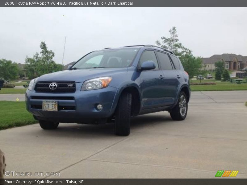 Pacific Blue Metallic / Dark Charcoal 2008 Toyota RAV4 Sport V6 4WD