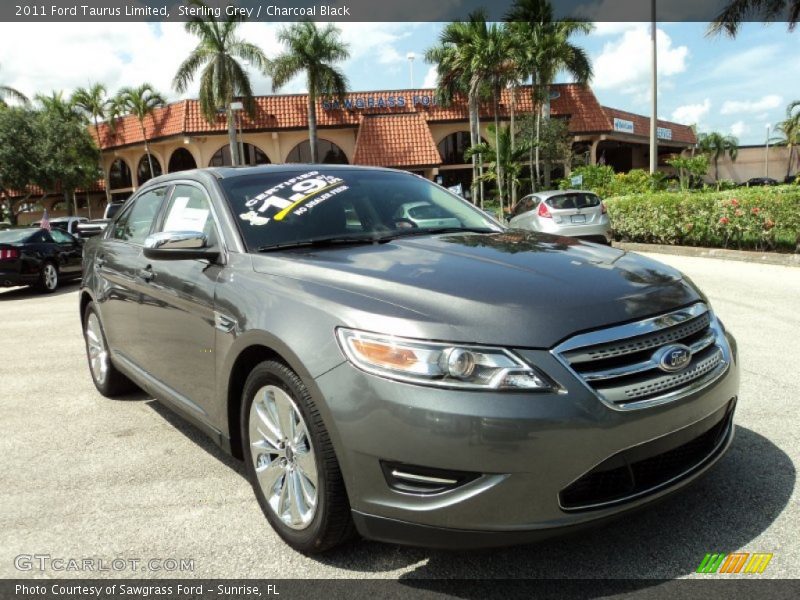 Sterling Grey / Charcoal Black 2011 Ford Taurus Limited