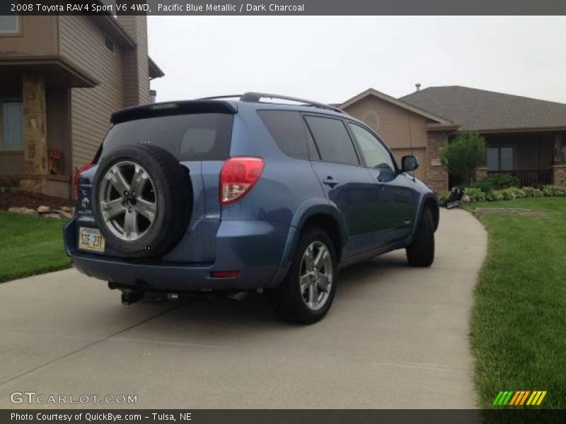 Pacific Blue Metallic / Dark Charcoal 2008 Toyota RAV4 Sport V6 4WD