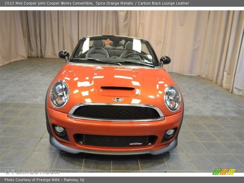 Spice Orange Metallic / Carbon Black Lounge Leather 2013 Mini Cooper John Cooper Works Convertible