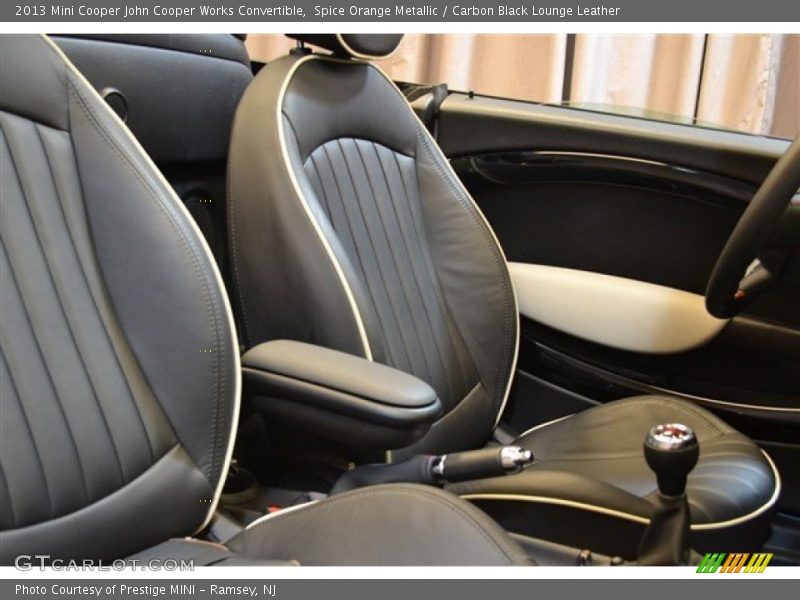 Spice Orange Metallic / Carbon Black Lounge Leather 2013 Mini Cooper John Cooper Works Convertible