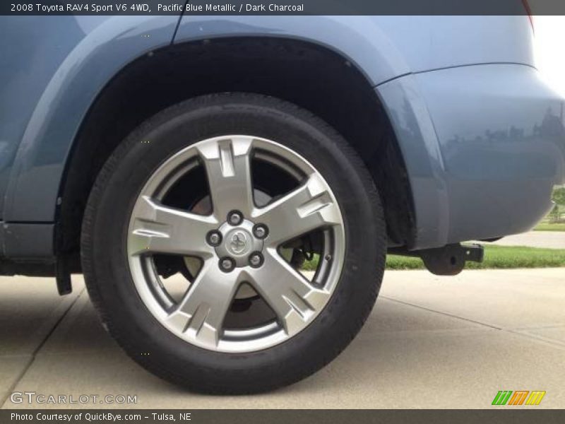 Pacific Blue Metallic / Dark Charcoal 2008 Toyota RAV4 Sport V6 4WD