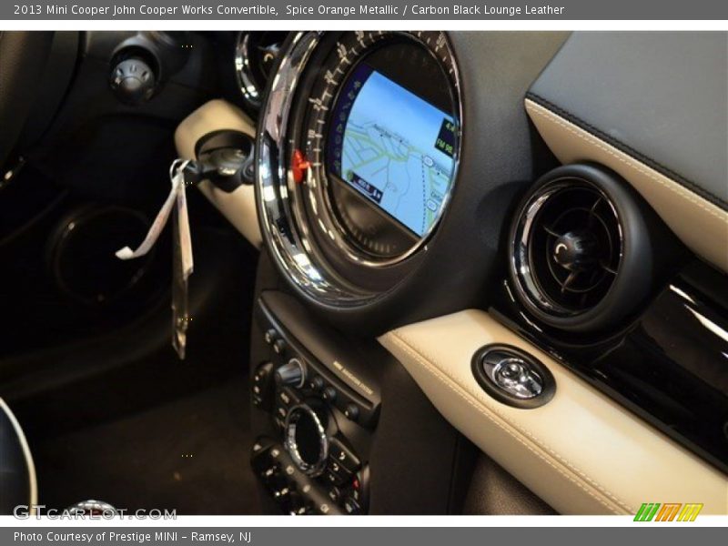 Spice Orange Metallic / Carbon Black Lounge Leather 2013 Mini Cooper John Cooper Works Convertible