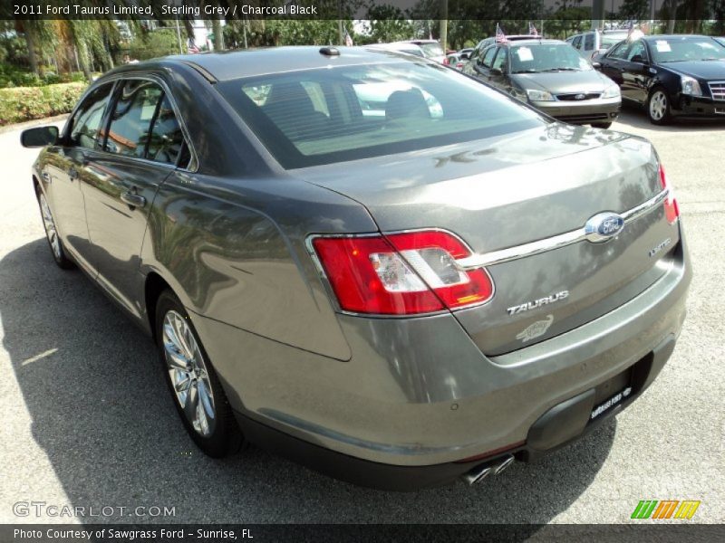 Sterling Grey / Charcoal Black 2011 Ford Taurus Limited