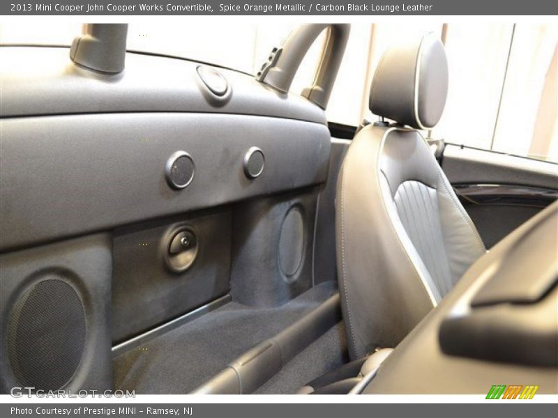 Spice Orange Metallic / Carbon Black Lounge Leather 2013 Mini Cooper John Cooper Works Convertible