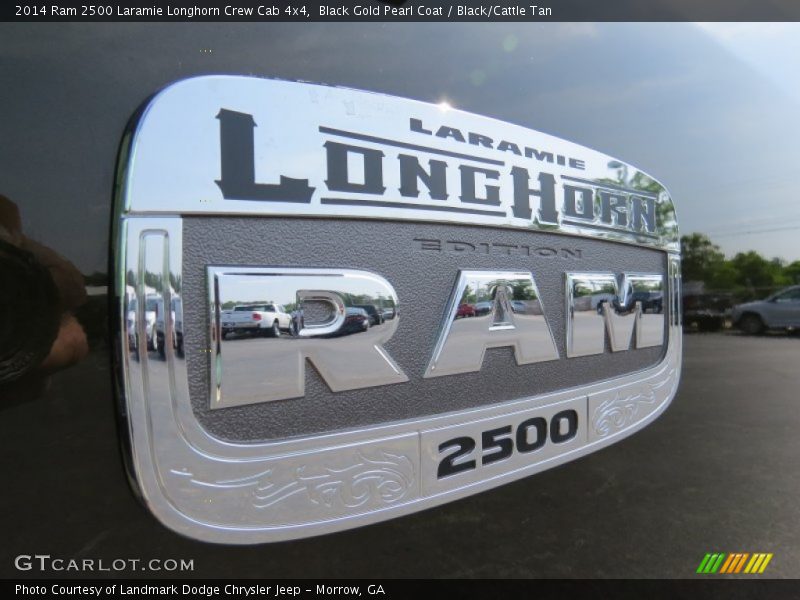 Black Gold Pearl Coat / Black/Cattle Tan 2014 Ram 2500 Laramie Longhorn Crew Cab 4x4