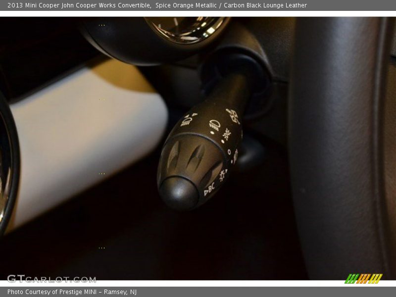 Spice Orange Metallic / Carbon Black Lounge Leather 2013 Mini Cooper John Cooper Works Convertible