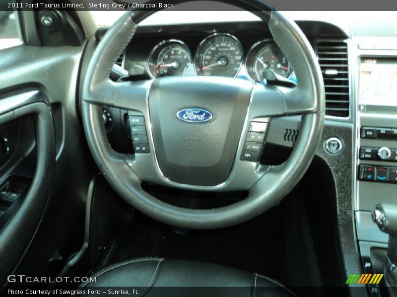 Sterling Grey / Charcoal Black 2011 Ford Taurus Limited
