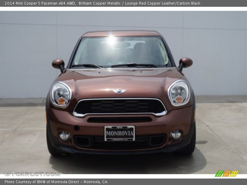 Brilliant Copper Metallic / Lounge Red Copper Leather/Carbon Black 2014 Mini Cooper S Paceman All4 AWD