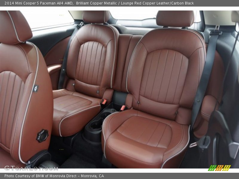 Rear Seat of 2014 Cooper S Paceman All4 AWD