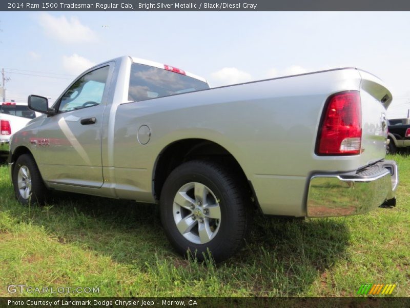 Bright Silver Metallic / Black/Diesel Gray 2014 Ram 1500 Tradesman Regular Cab