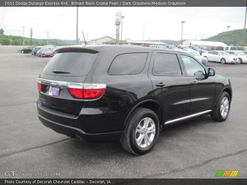 Brilliant Black Crystal Pearl / Dark Graystone/Medium Graystone 2011 Dodge Durango Express 4x4