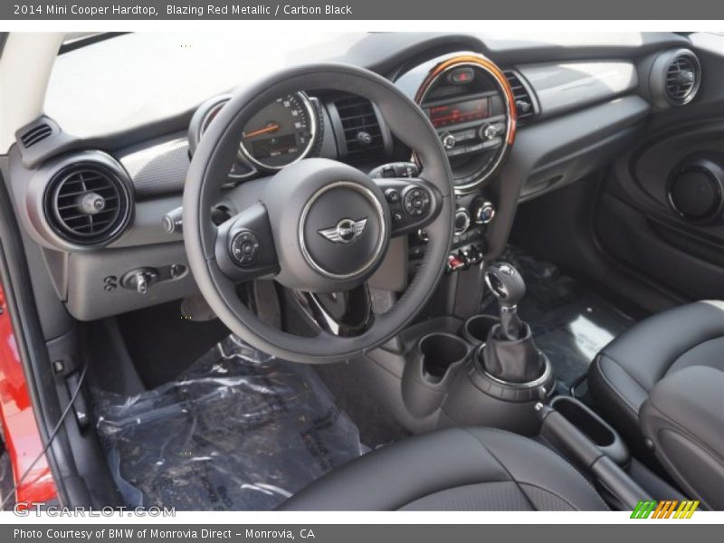 Blazing Red Metallic / Carbon Black 2014 Mini Cooper Hardtop