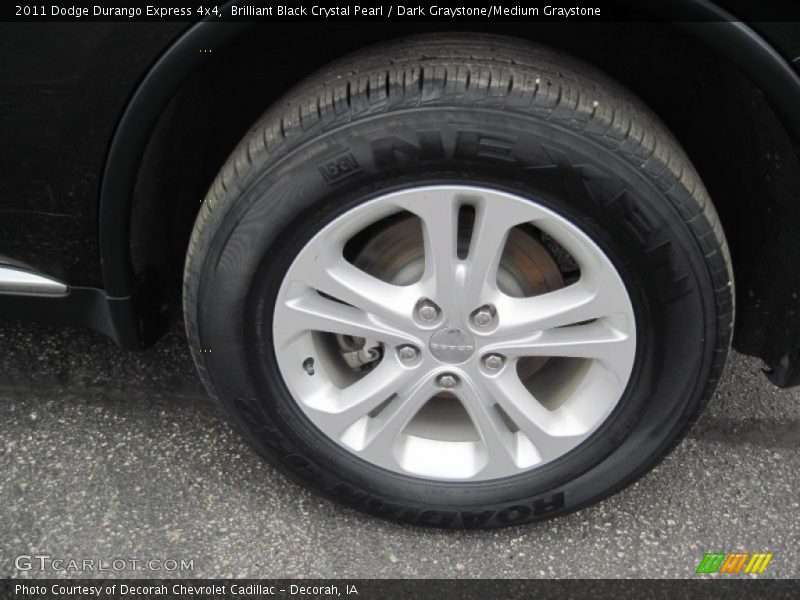Brilliant Black Crystal Pearl / Dark Graystone/Medium Graystone 2011 Dodge Durango Express 4x4