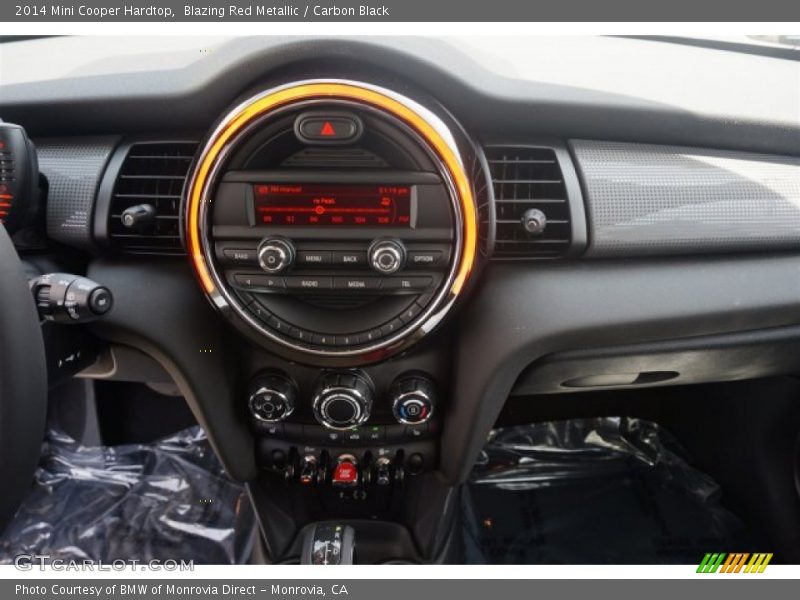 Blazing Red Metallic / Carbon Black 2014 Mini Cooper Hardtop