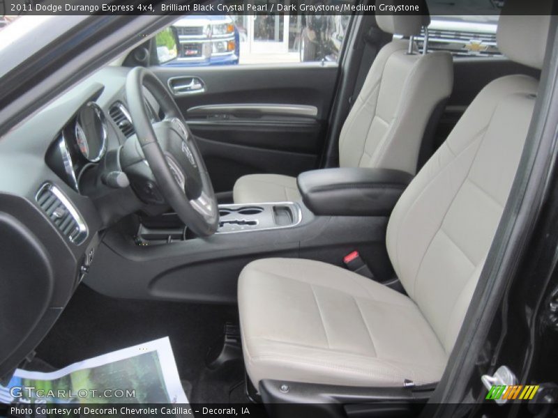 Brilliant Black Crystal Pearl / Dark Graystone/Medium Graystone 2011 Dodge Durango Express 4x4