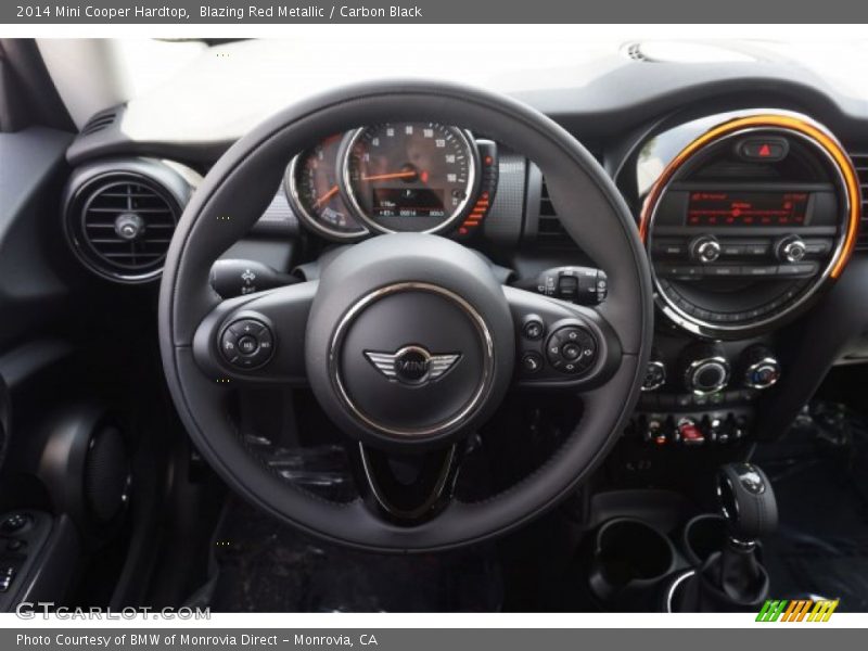 Blazing Red Metallic / Carbon Black 2014 Mini Cooper Hardtop