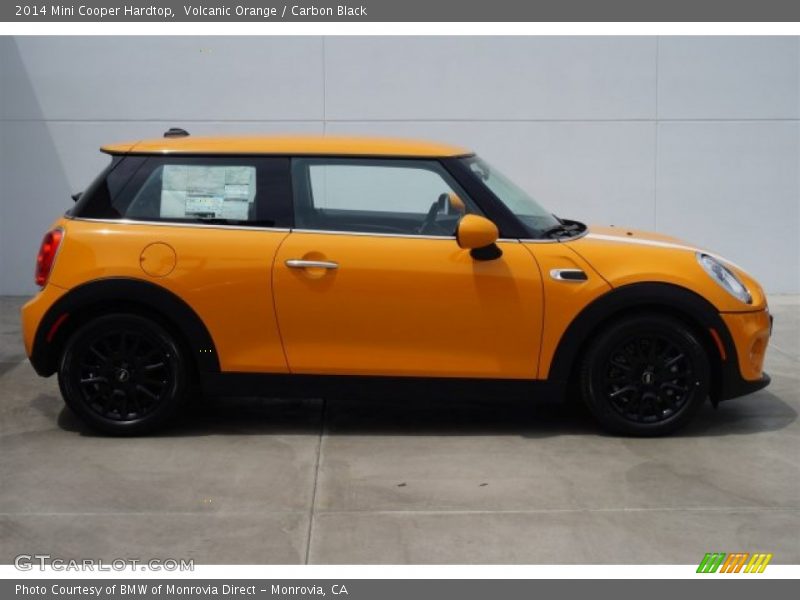 Volcanic Orange / Carbon Black 2014 Mini Cooper Hardtop