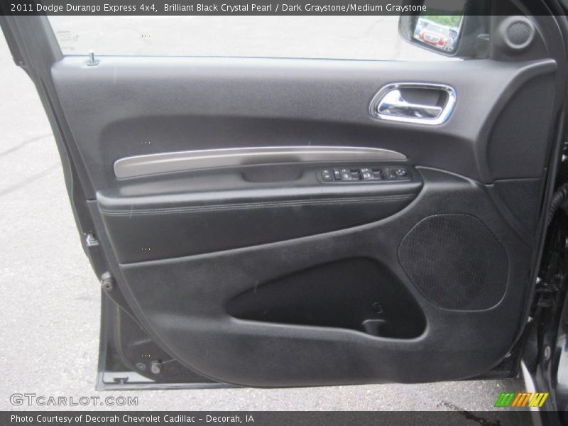 Brilliant Black Crystal Pearl / Dark Graystone/Medium Graystone 2011 Dodge Durango Express 4x4