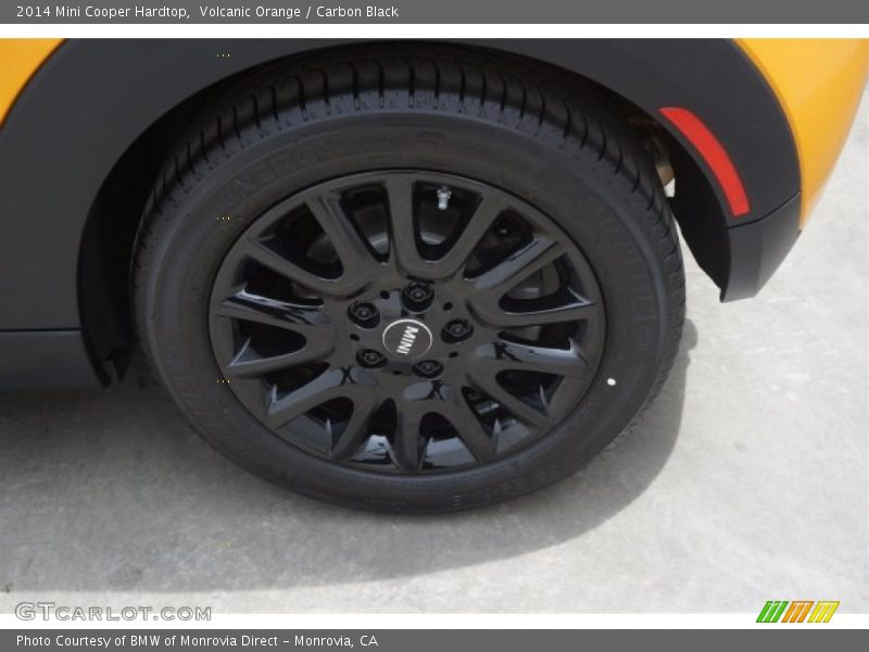 Volcanic Orange / Carbon Black 2014 Mini Cooper Hardtop