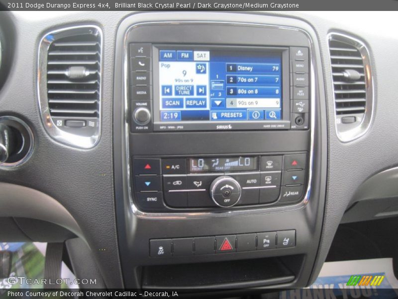 Brilliant Black Crystal Pearl / Dark Graystone/Medium Graystone 2011 Dodge Durango Express 4x4