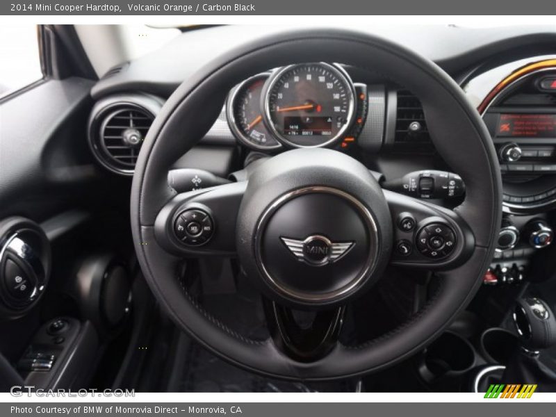 Volcanic Orange / Carbon Black 2014 Mini Cooper Hardtop