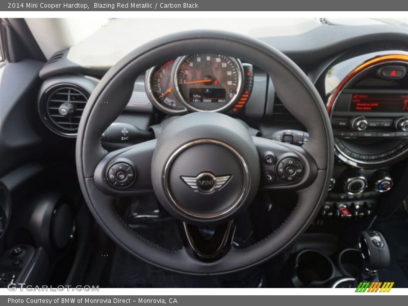 Blazing Red Metallic / Carbon Black 2014 Mini Cooper Hardtop