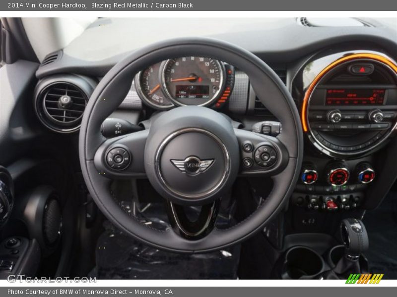 Blazing Red Metallic / Carbon Black 2014 Mini Cooper Hardtop