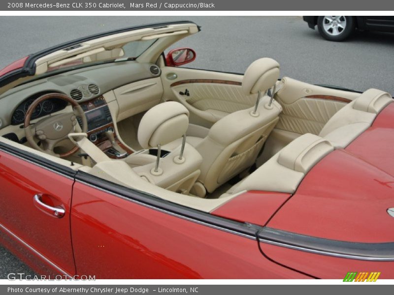 Mars Red / Cappuccino/Black 2008 Mercedes-Benz CLK 350 Cabriolet