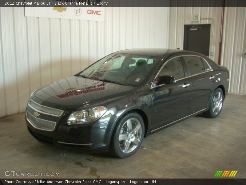 Black Granite Metallic / Ebony 2012 Chevrolet Malibu LT